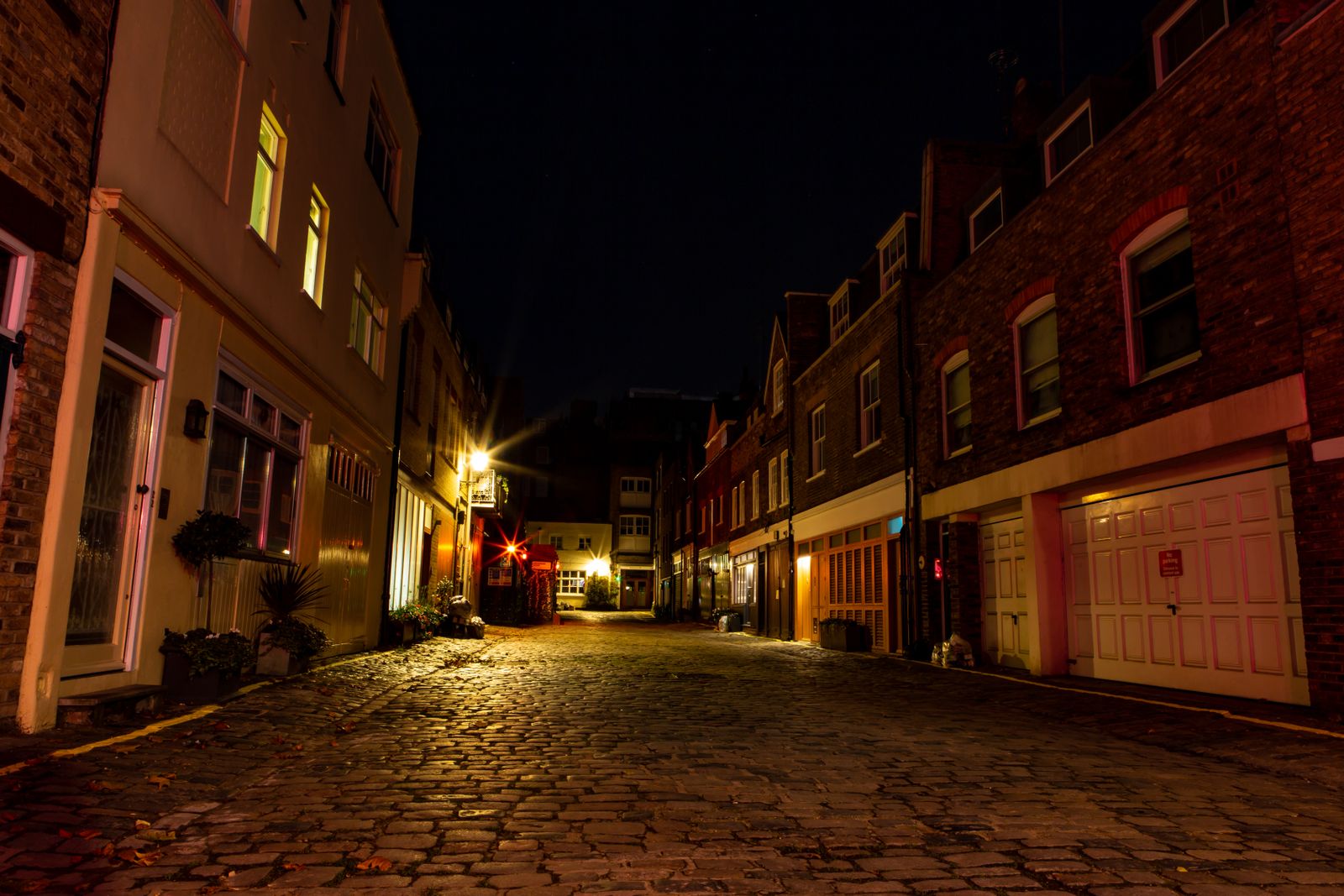 Historic brick street in an established neighborhood