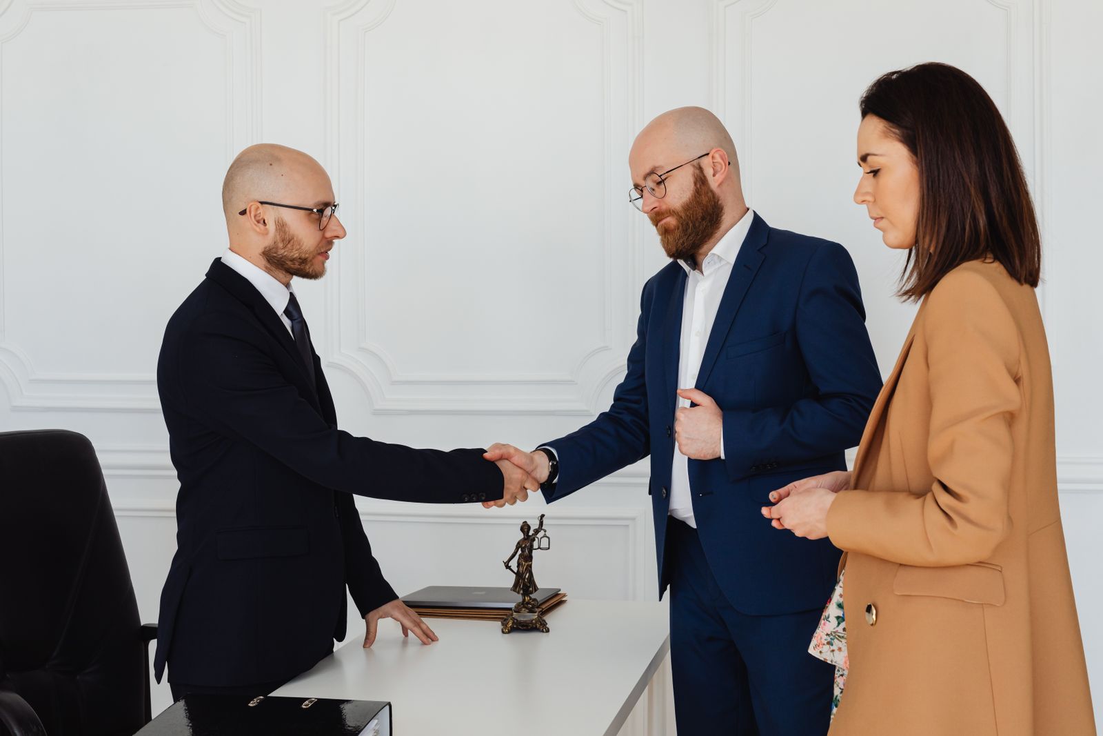 A loan officer going through figures with a client